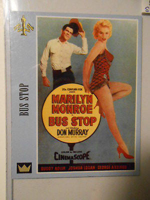 Movie Poster cards Bus Stop signed Don Murray insert card