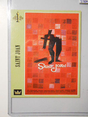Movie Poster cards St. Joan signed Richard Todd insert card