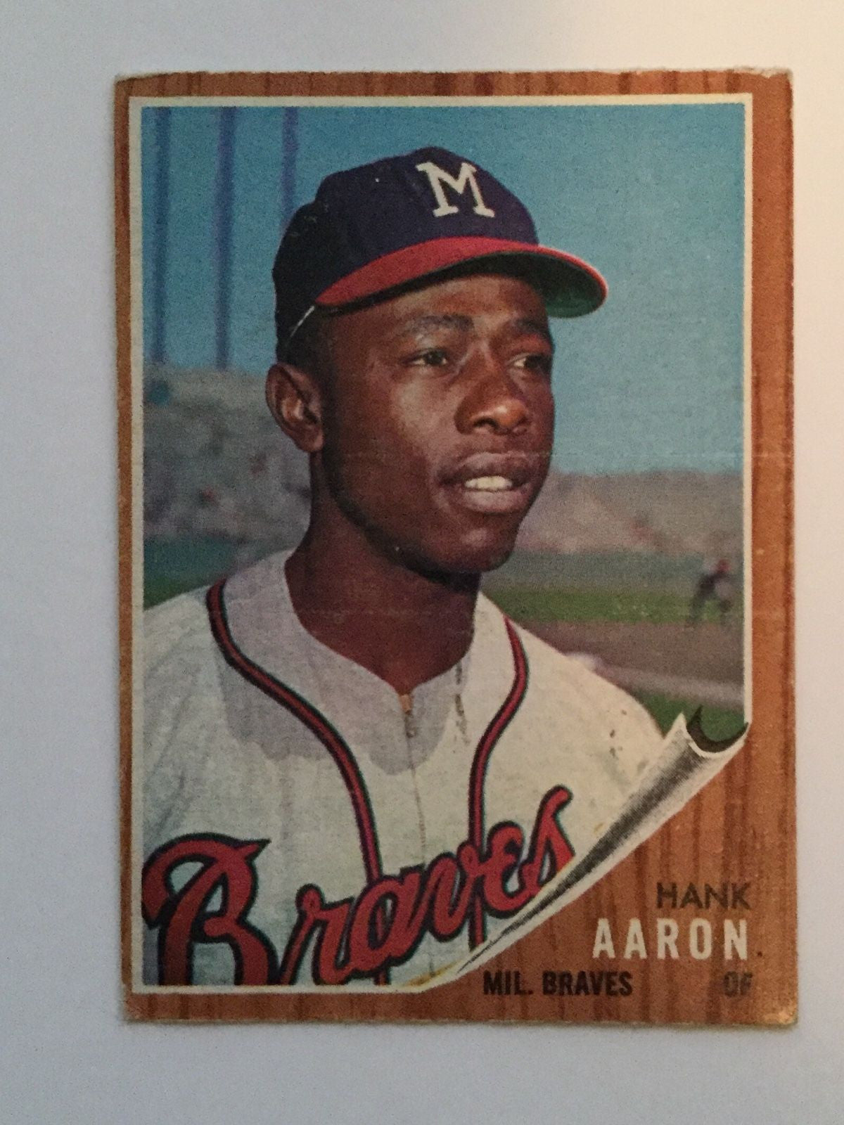 Hank Aaron rare baseball card 1960