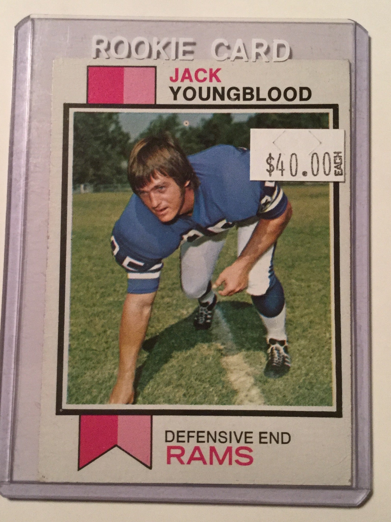 Jack Youngblood Rare football rookie card