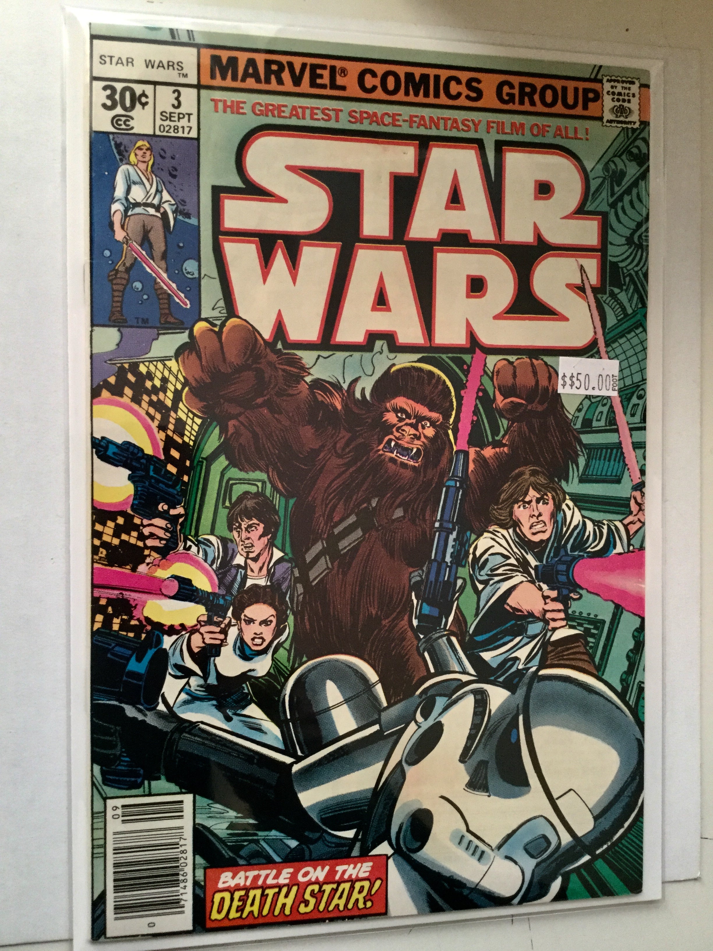 Star Wars #3 original high grade comic book 1977
