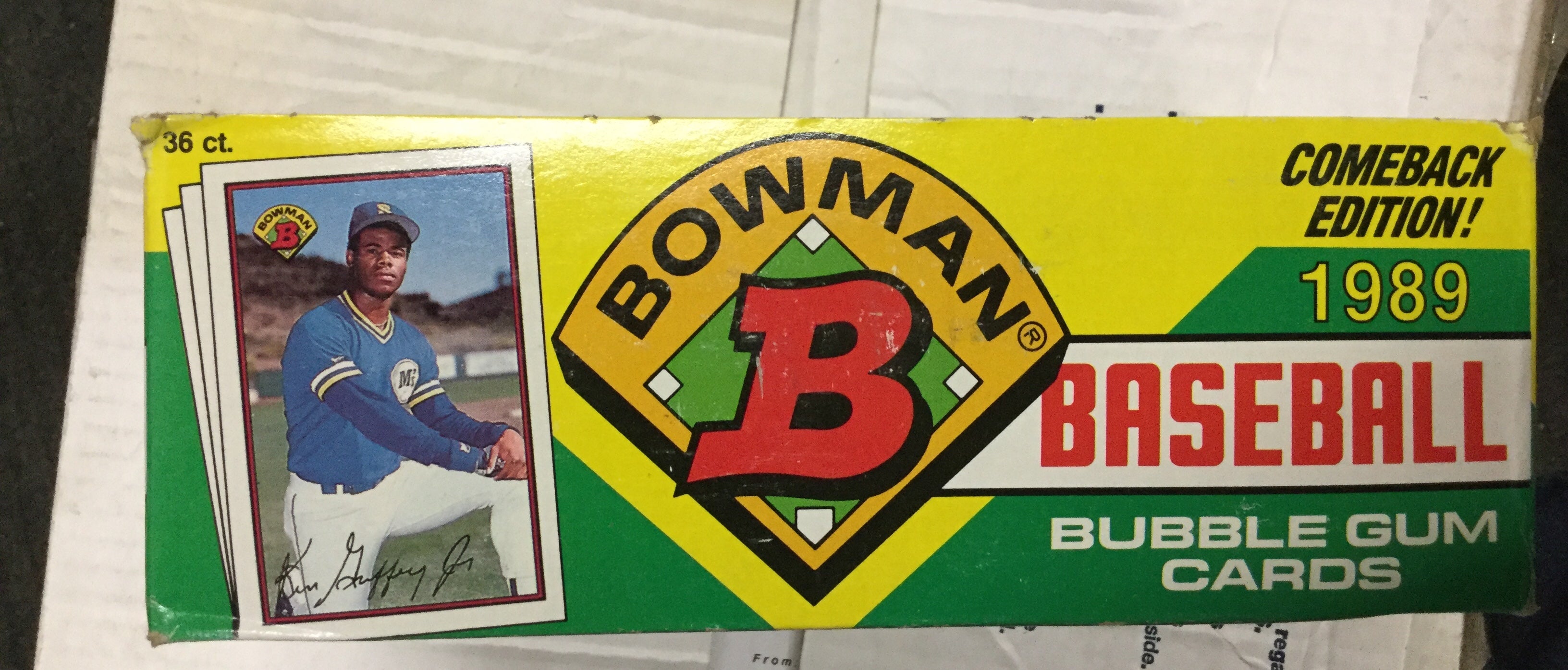 Bowman Baseball cards 36 packs box 1989