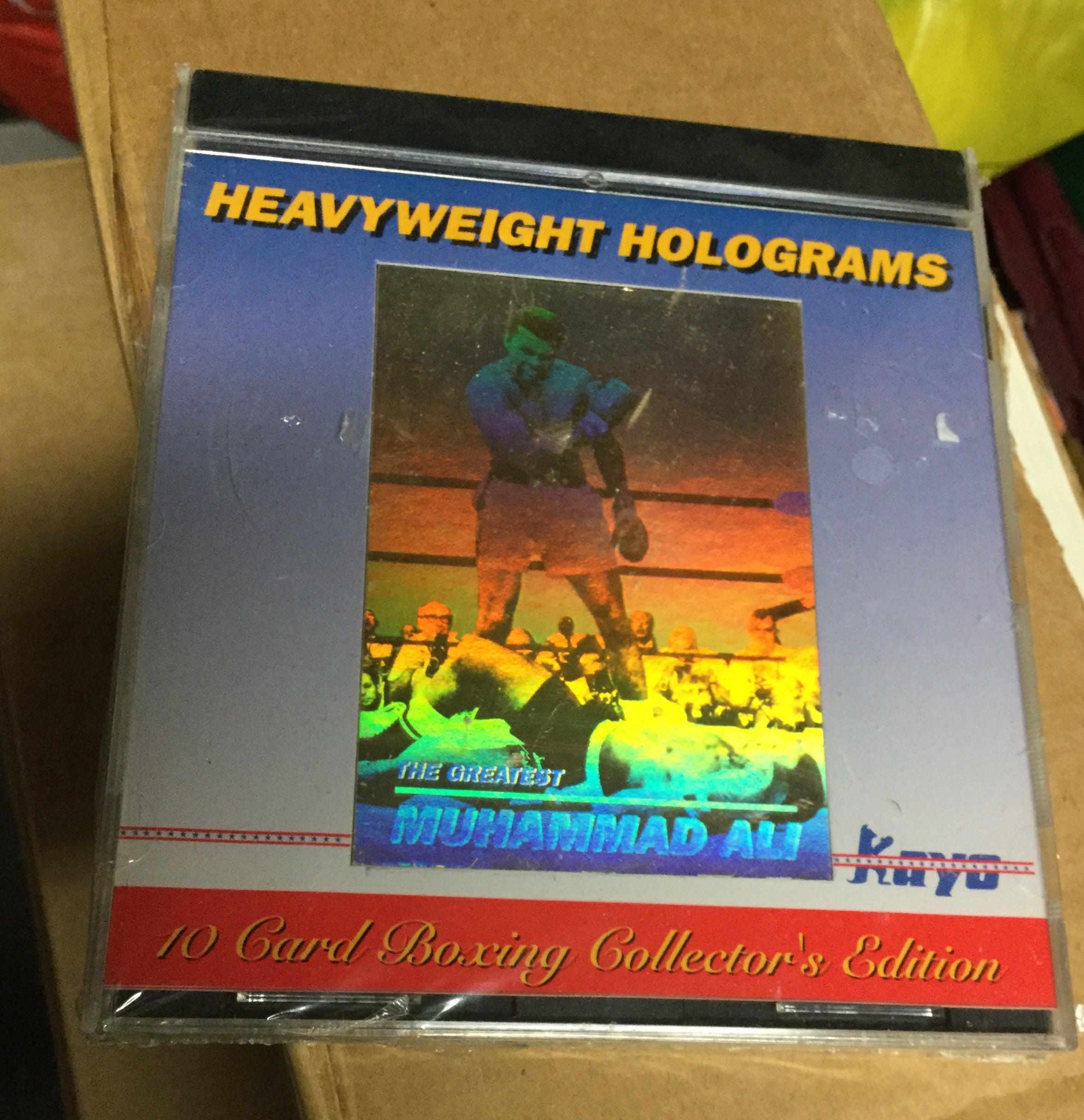 Muhammad Ali and more Kayo Boxing legends factory sealed hologram cards set1990/91