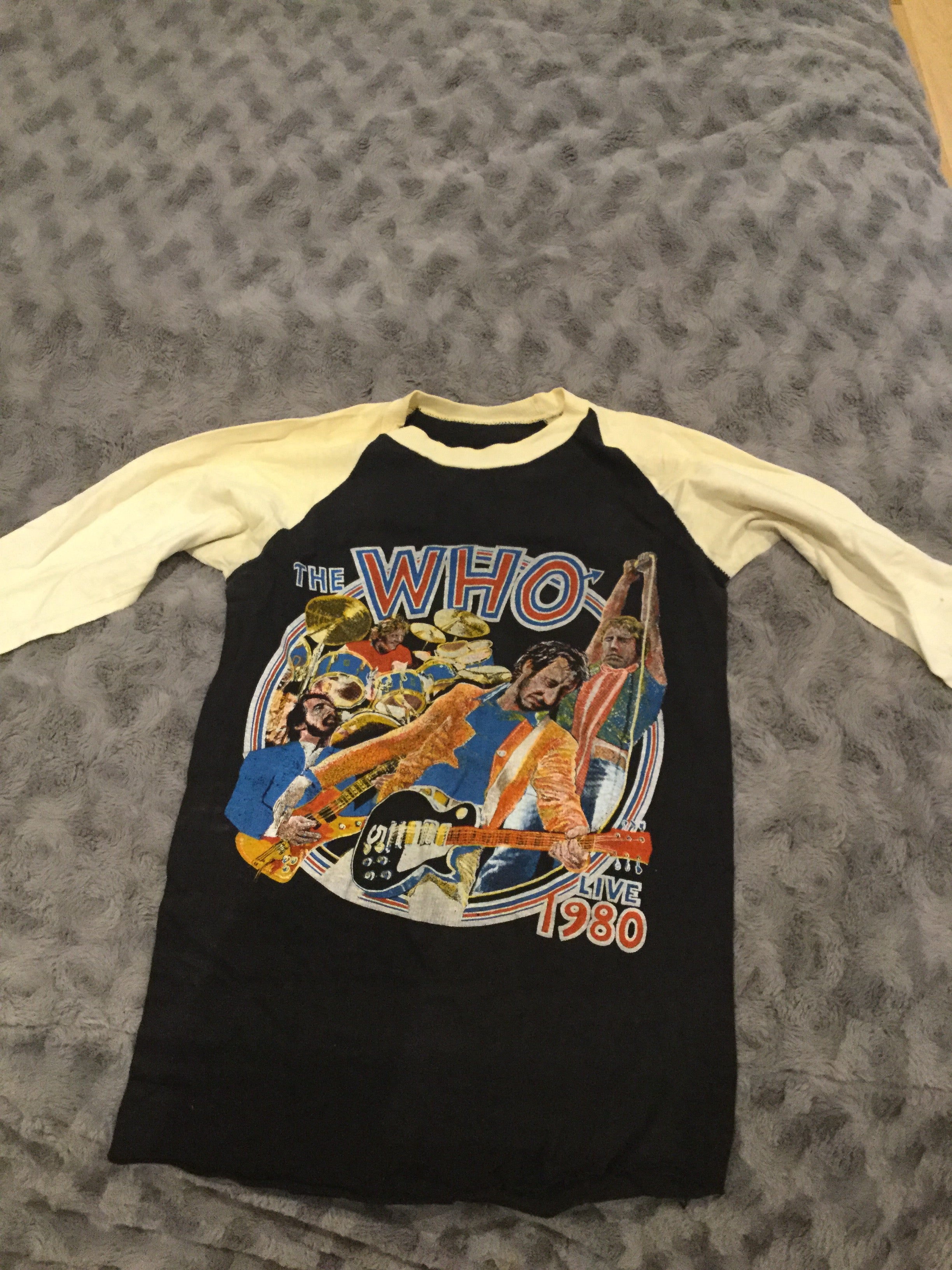 The WHO rare rock concert T-shirt 1980