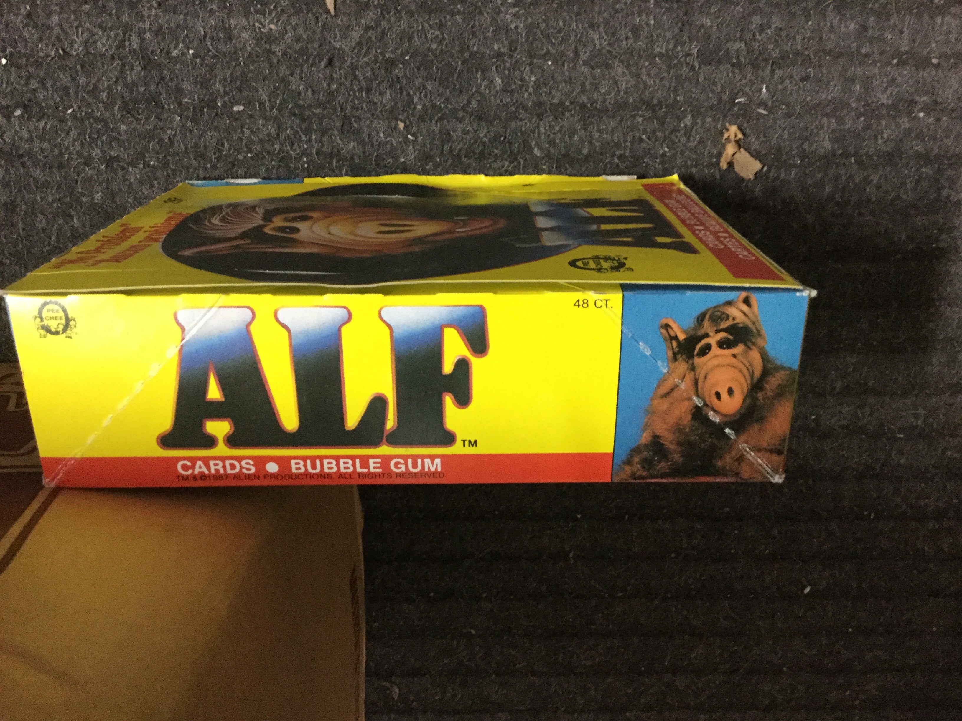 Alf TV show series 1 rare opc 48 sealed packs cards  box 1987