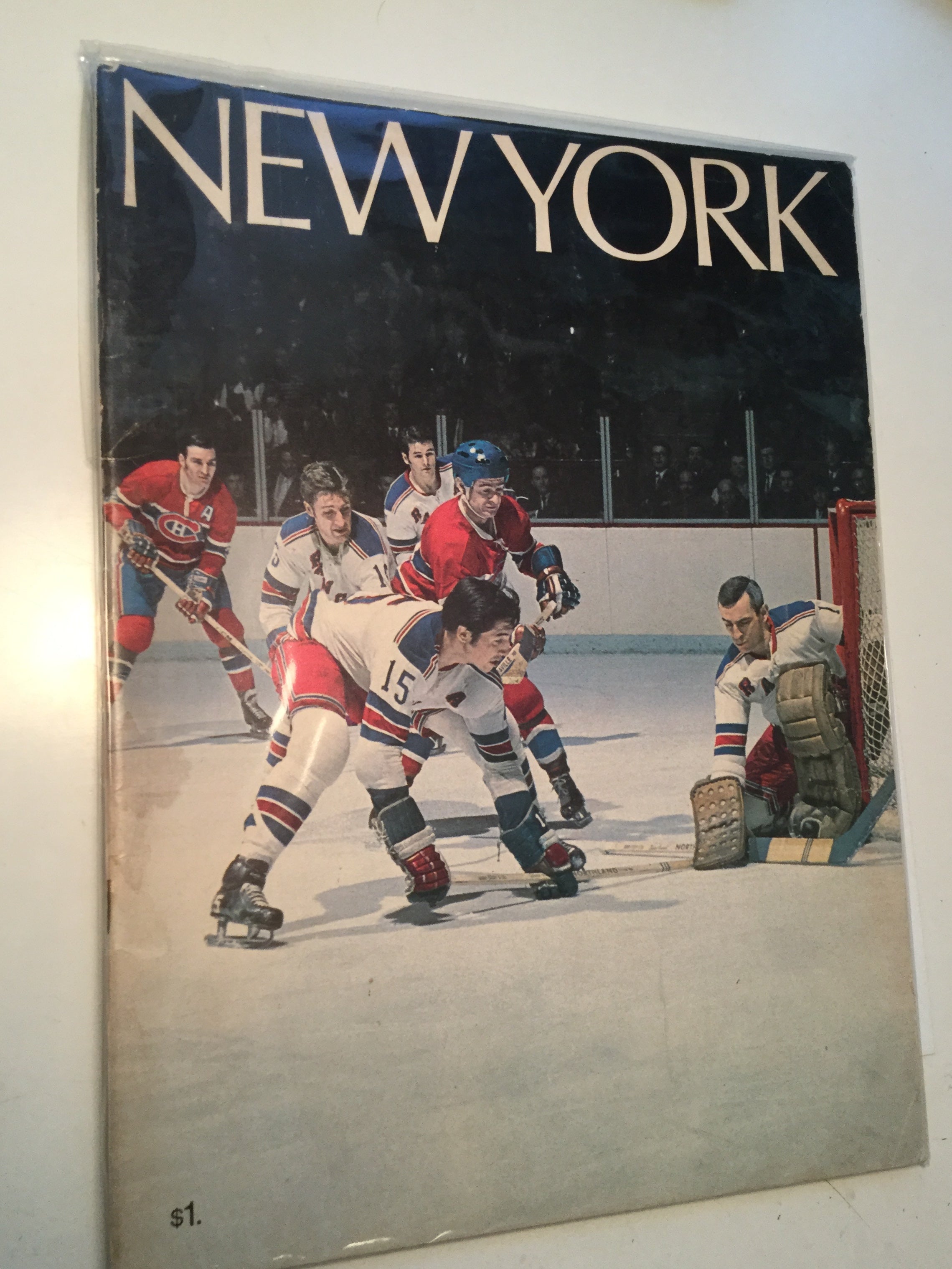 Toronto Maple Leafs hockey game program 1970