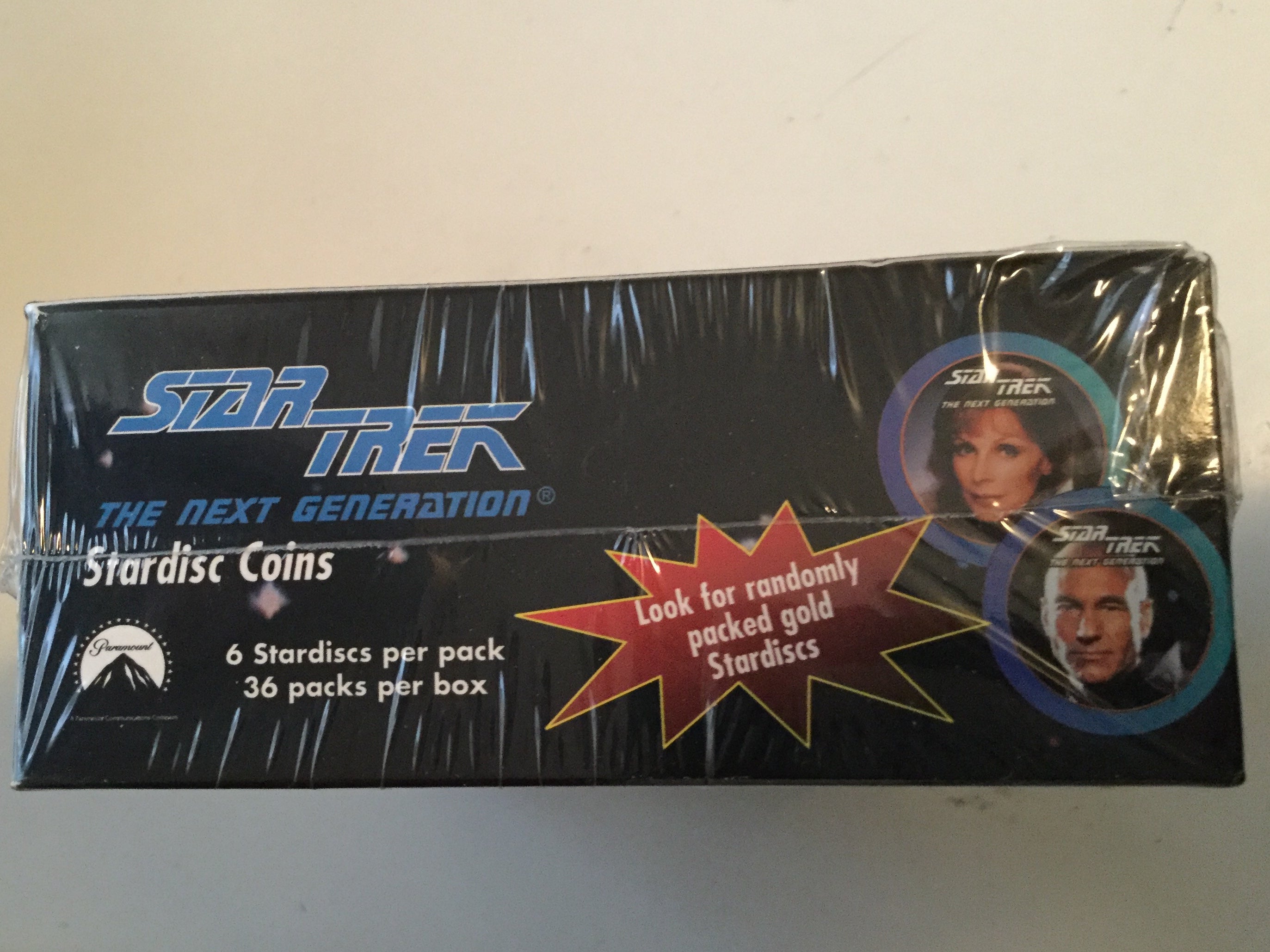 Star Trek Next Generation Rare Stardisc full box 1980s