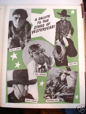 Western Rare Rodeo vintage program 1960s