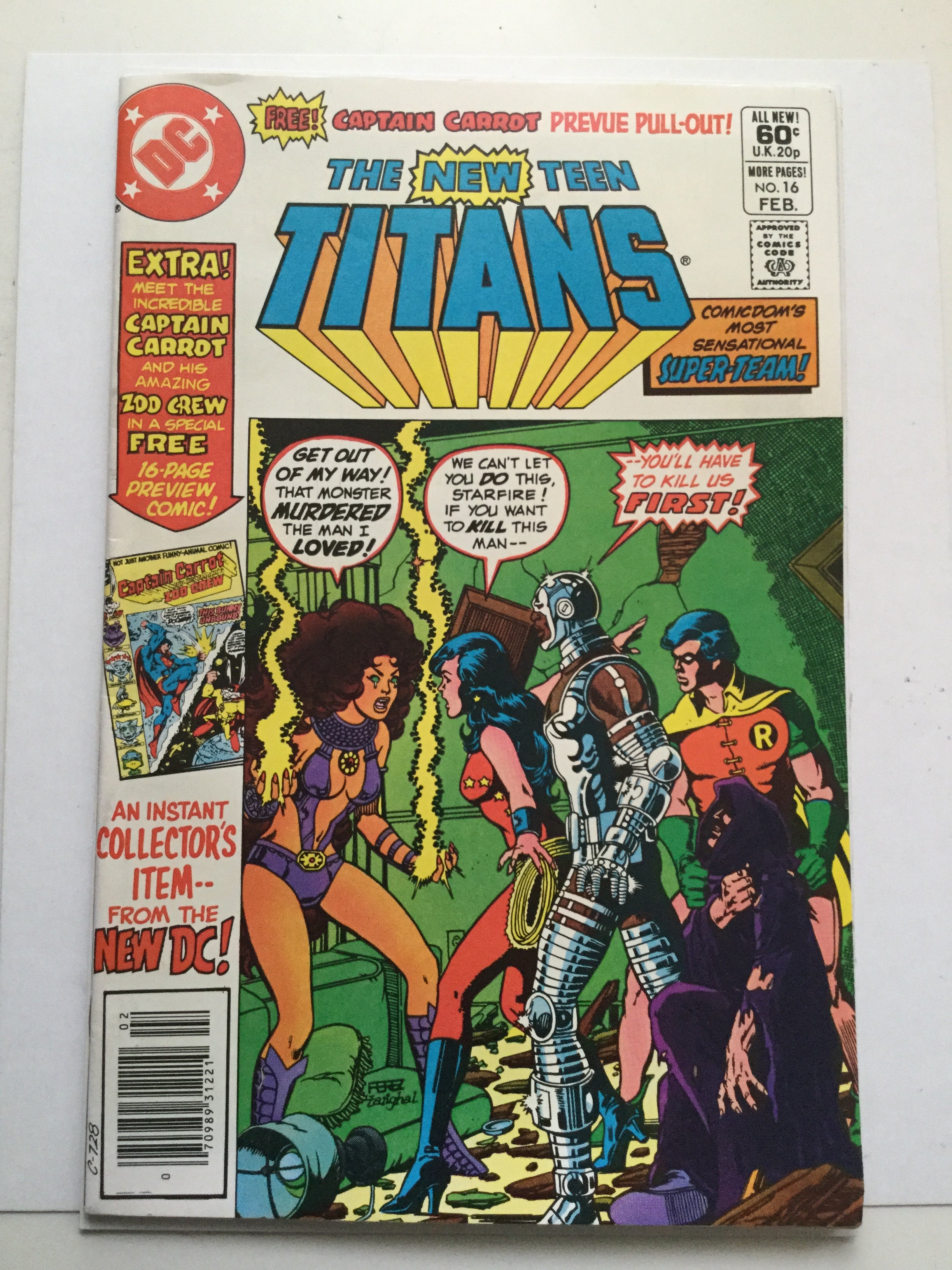 New Teen Titans #16 comic book