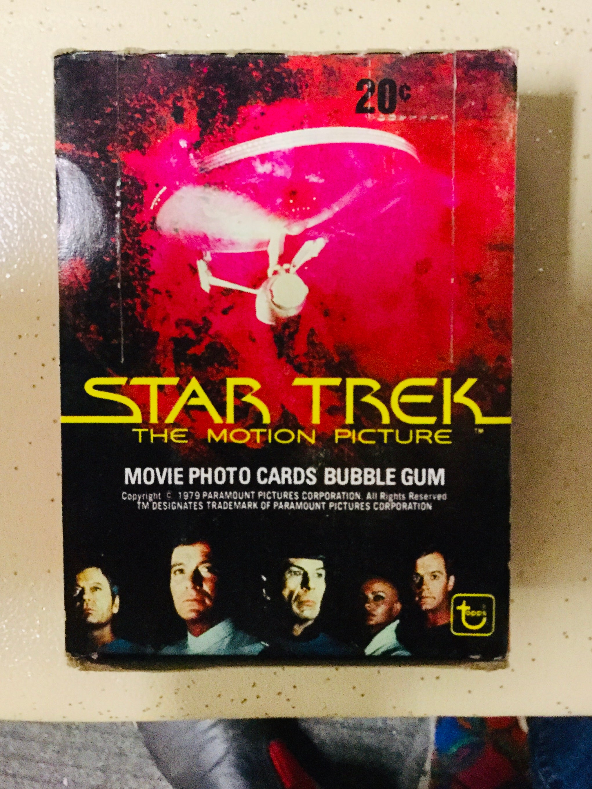 Star Trek first movie cards 36 packs box Topps 1979