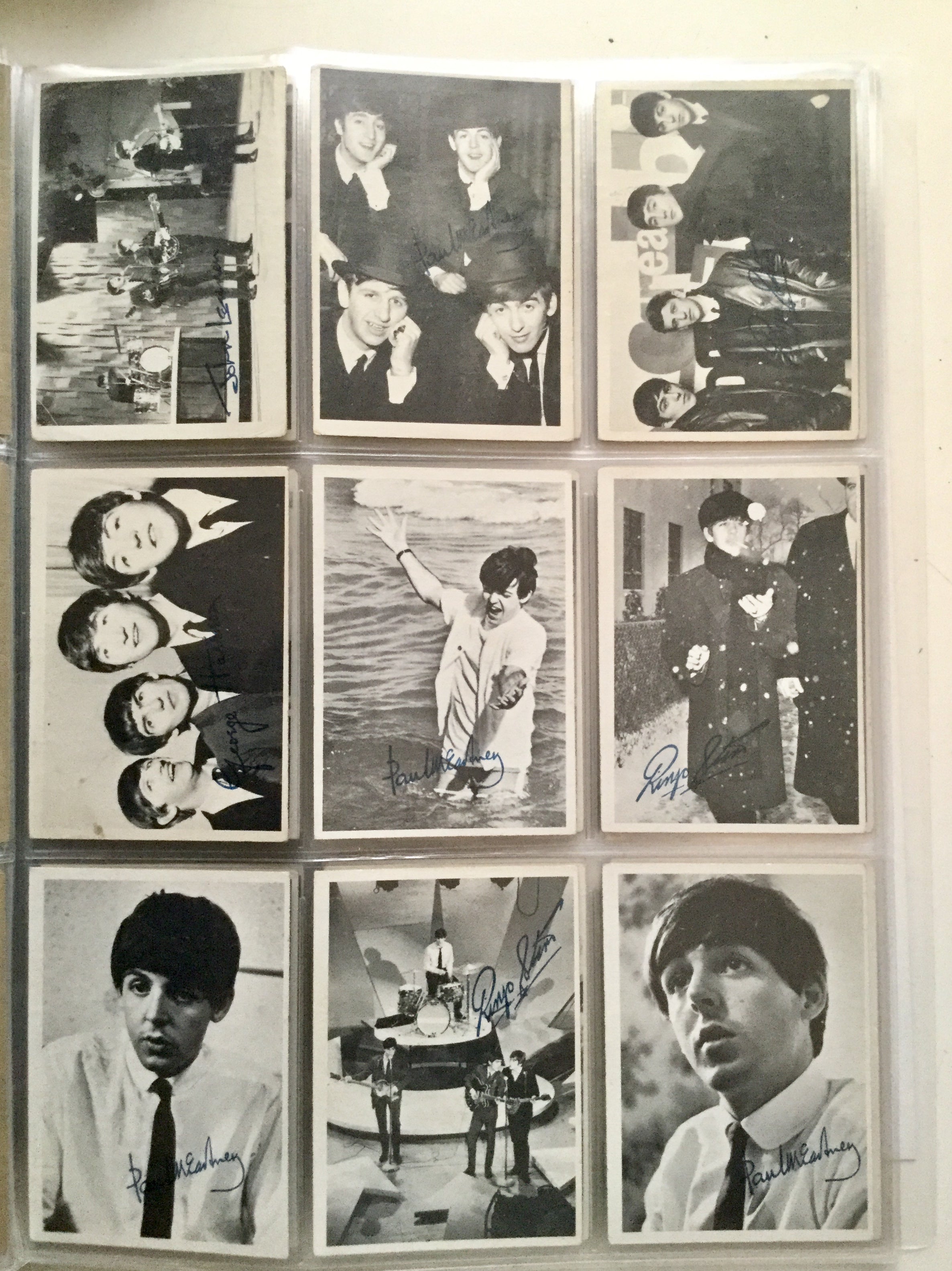 rare beatles cards Beatles series 2 rare cards set 1964