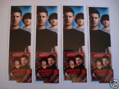 Supernatural TV show set of 4 limited bookmarks