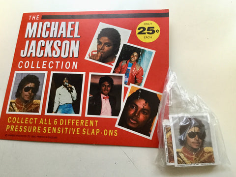 Michael Jackson rare stickers sets lot deal 1984