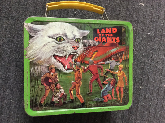 Land of the Giants TV show rare metal lunch box 1960s