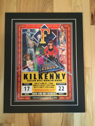 Circus rare poster only issued in Kilkenny, Ireland