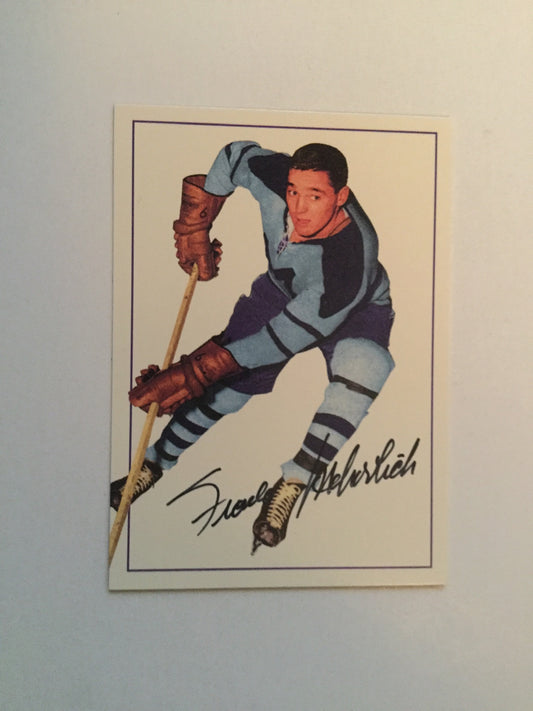 Frank Mahovlich numbered autograph Parkhurst insert card