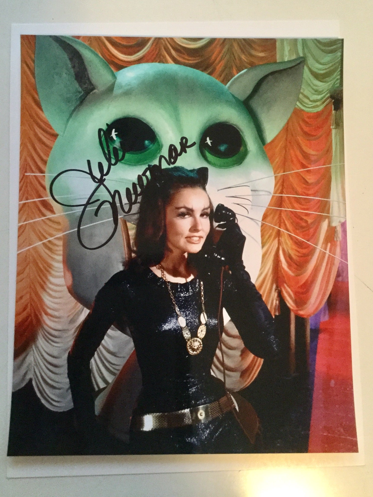 Batman Catwoman Julie Newmar Signed Photo with Fanexpo COA