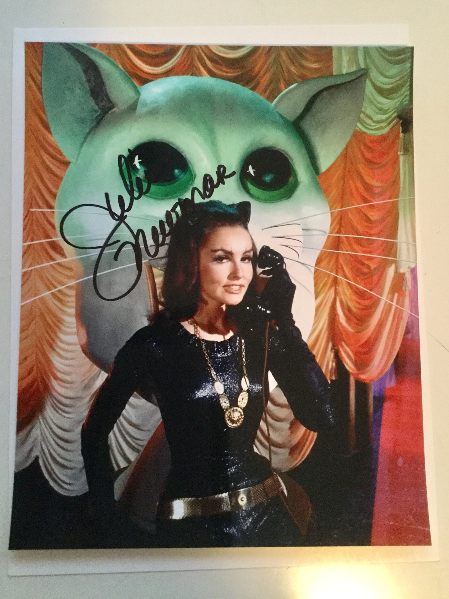 Batman Catwoman Julie Newmar Signed Photo with Fanexpo COA