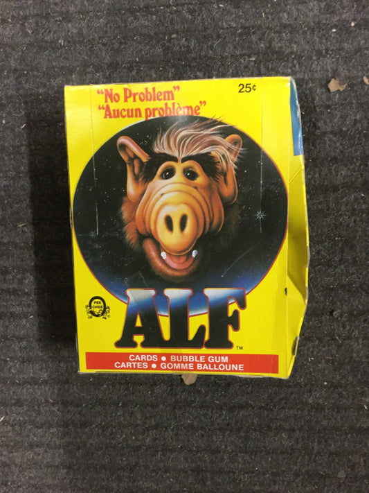 Alf TV show series 1 rare opc Canadian version 48 sealed packs cards  box 1987