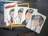 The Beatles rare original Pin up 4 screamers set 1964