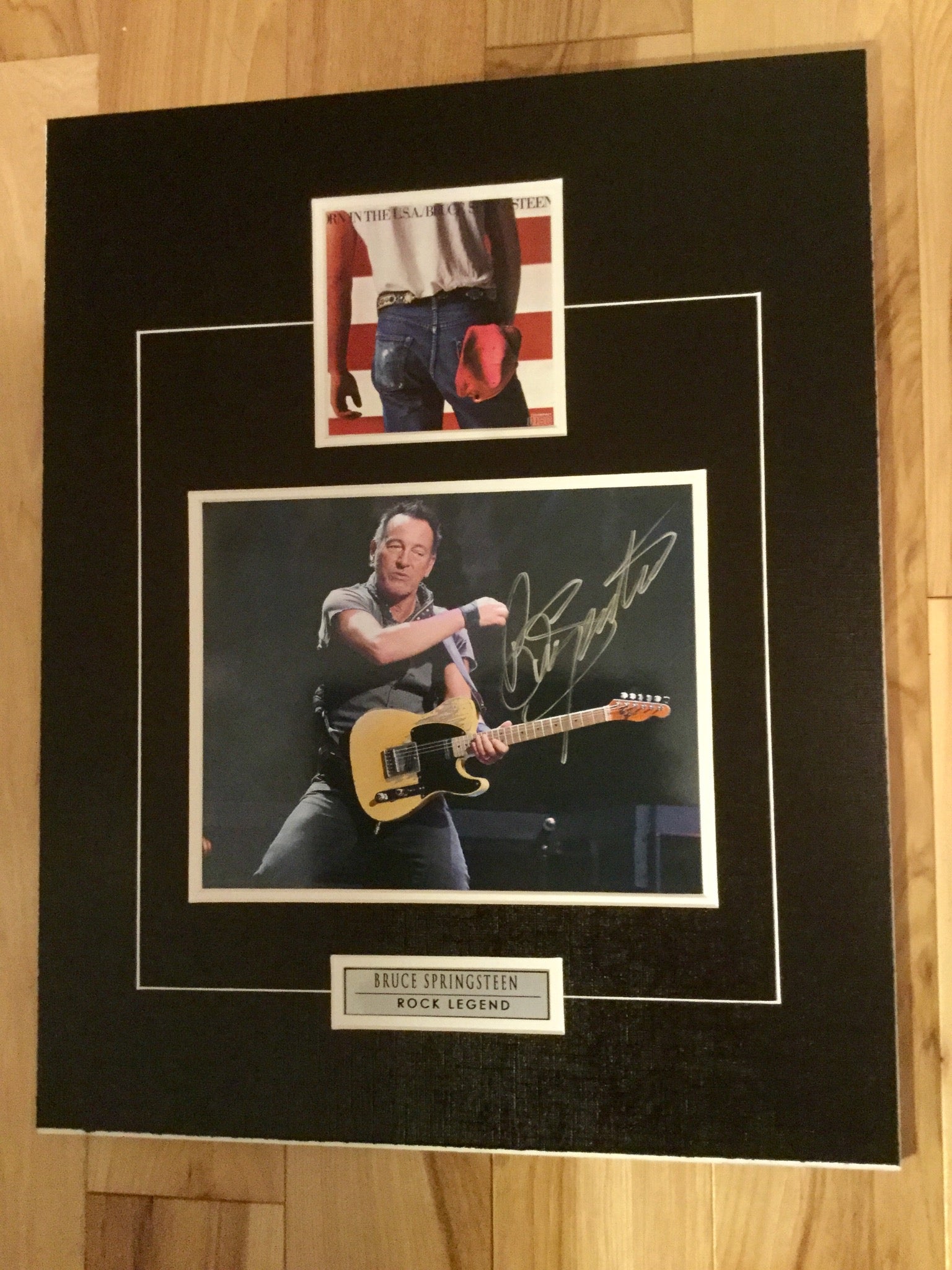 Bruce Springsteen Rare signed matted autograph w/COA