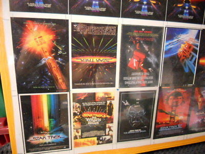 Star Trek movies cards rare uncut sheet 1990s