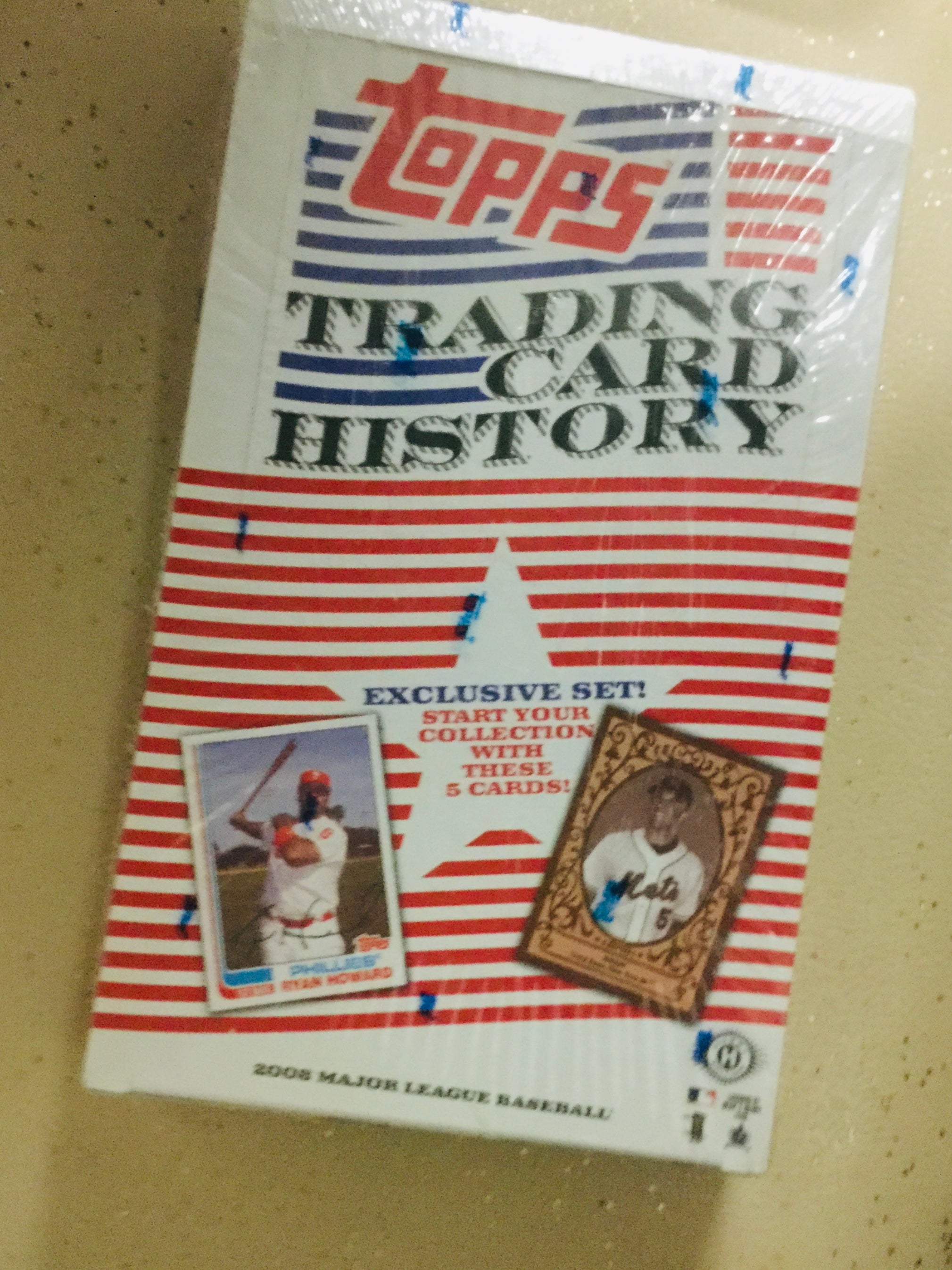 2008 Topps history baseball card packs factory sealed box