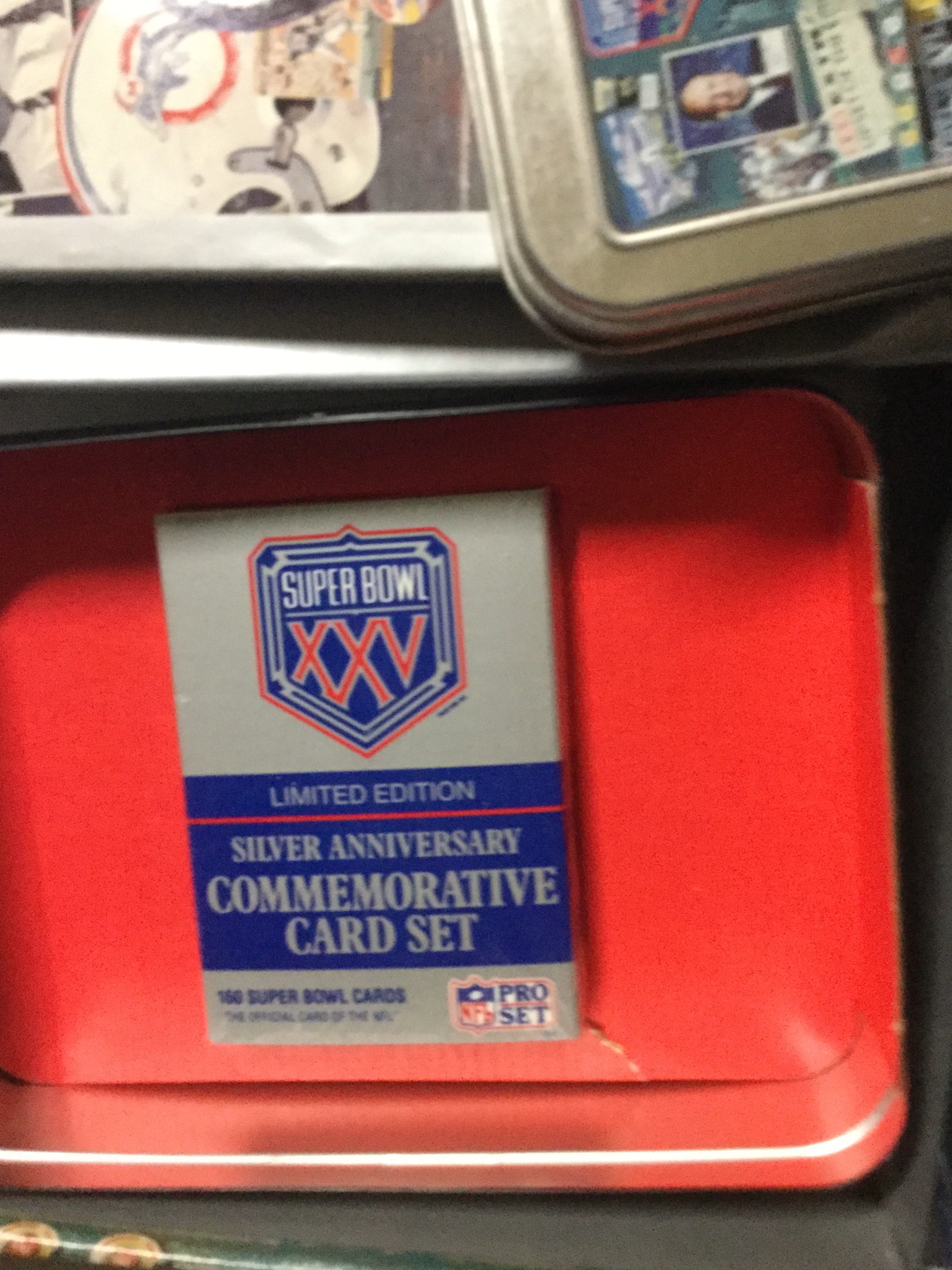 Super Bowl football XXV Anniversary Commerative collection Super Bowl football XXV Anniversary Commerative collection