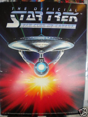 Star Trek vintage rare membership kit 1992 ( only in Canada)