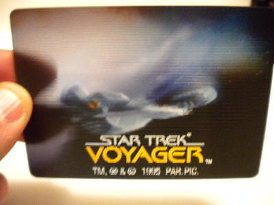 Star Trek Voyager rare Lenticular insert card 1995