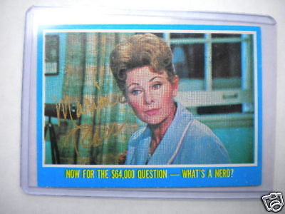 Happy Days Mom Marion Ross signed card w/ COA