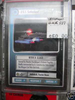 Star Trek Black Border uncommon Gaming card set