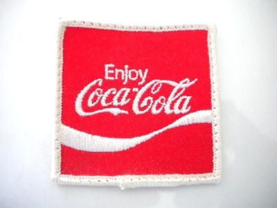 Coca-Cola 3x3 size original patch from 1975