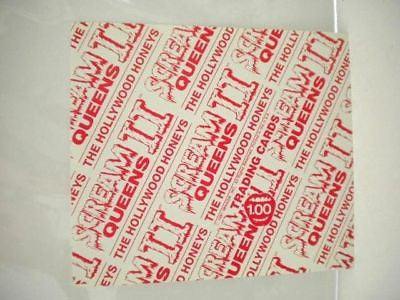 Horror Scream Queens 2 cards test wrapper 1990