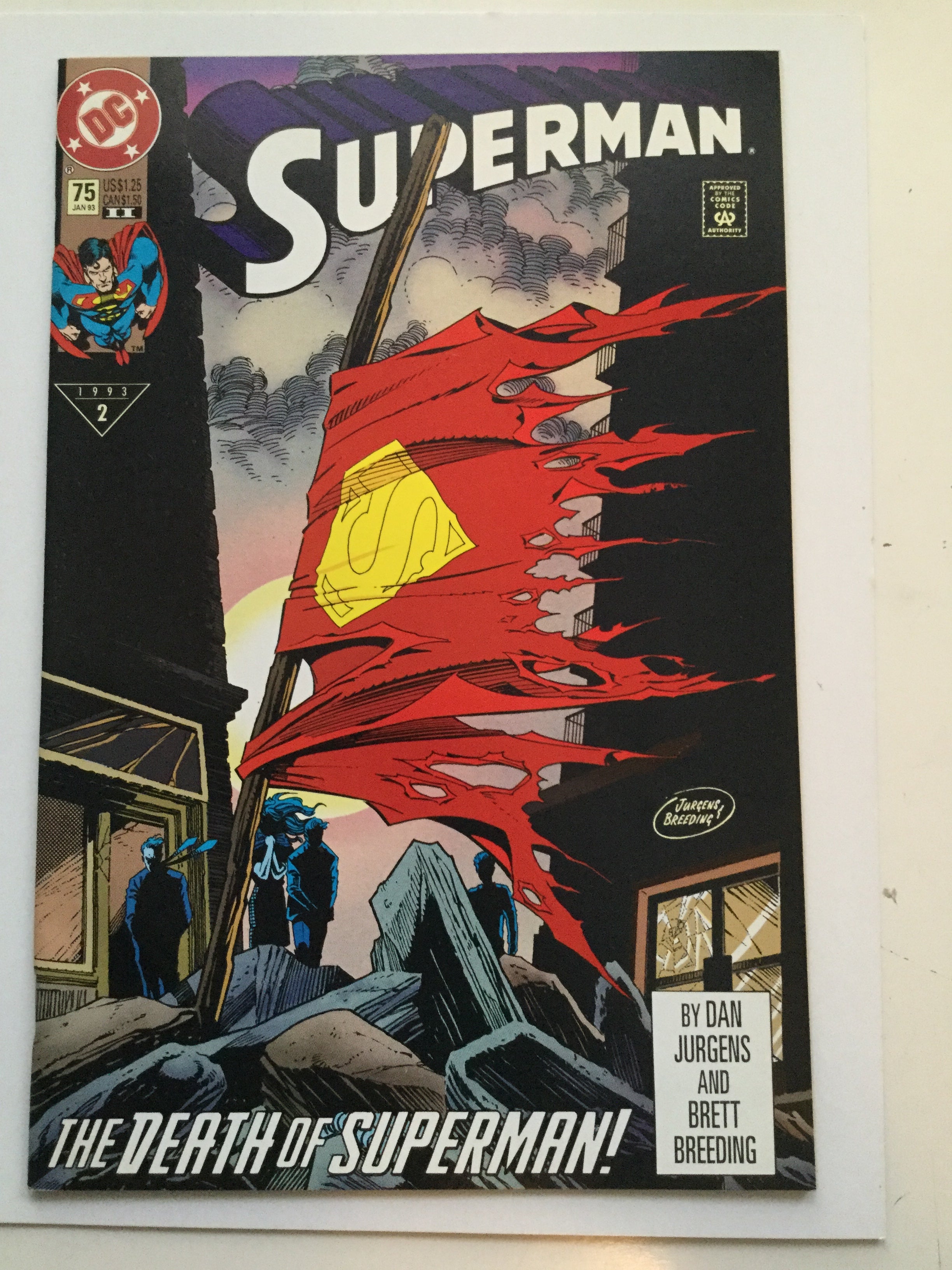 Death of Superman issue comic book