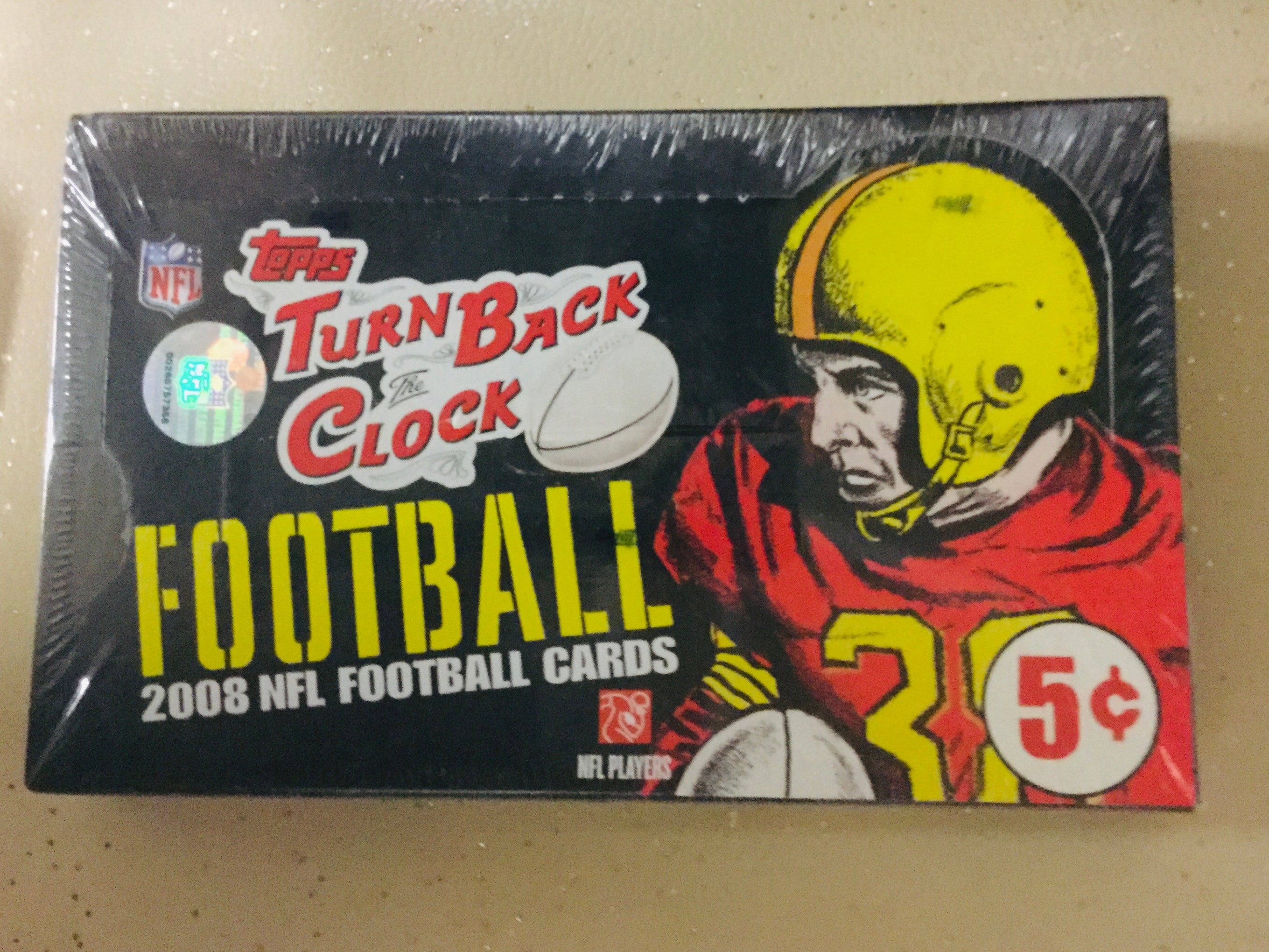 NFL football cards Turn back the Clock factory sealed box