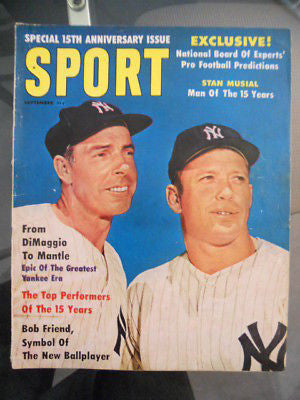 Sport Mantle/DiMaggio Baseball sports magazine 1960s
