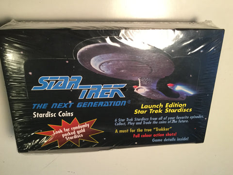 Star Trek Next Generation Rare Stardisc full box 1980s