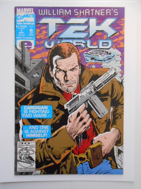 Tek World William Shatner rare #1 comic