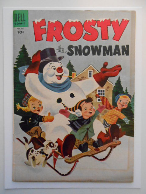 Frosty the Snowman rare vg comic 1950s