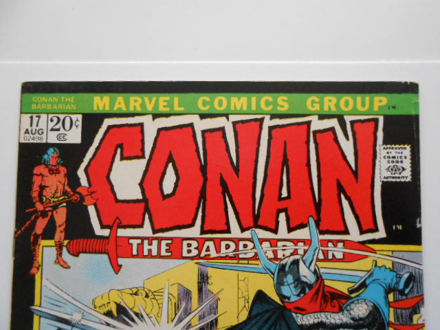 Conan the Barberian #17 Vf comic book 1970s