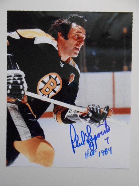 Phil Esposito NHL rare signed 8x10 photo w/COA