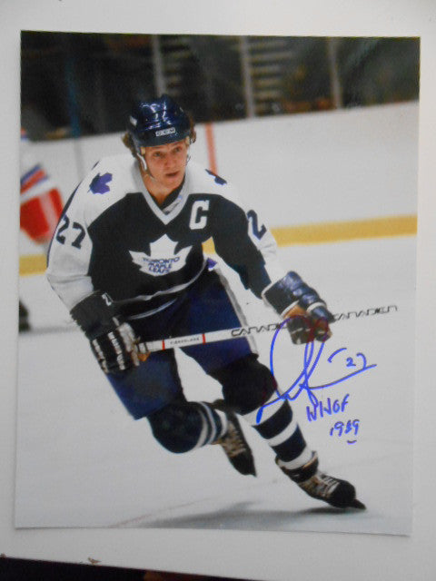 Darryl Sittler signed NHL 8x10 photo w/COA