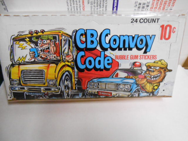 CB Convoy rare full vintage cards box 1970s