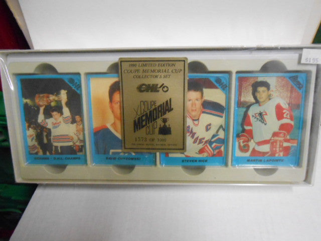 Memorial Cup Hockey rare numbered factory card set 1990