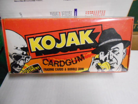 Kojak TV show cards rare full box 1974