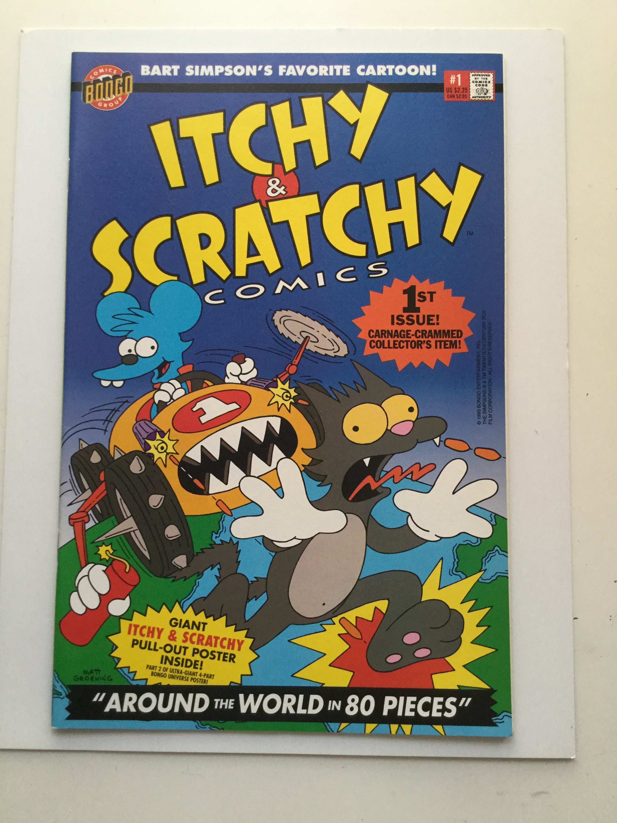 Simpsons Itchy and Scratchy Rare #1 comic book