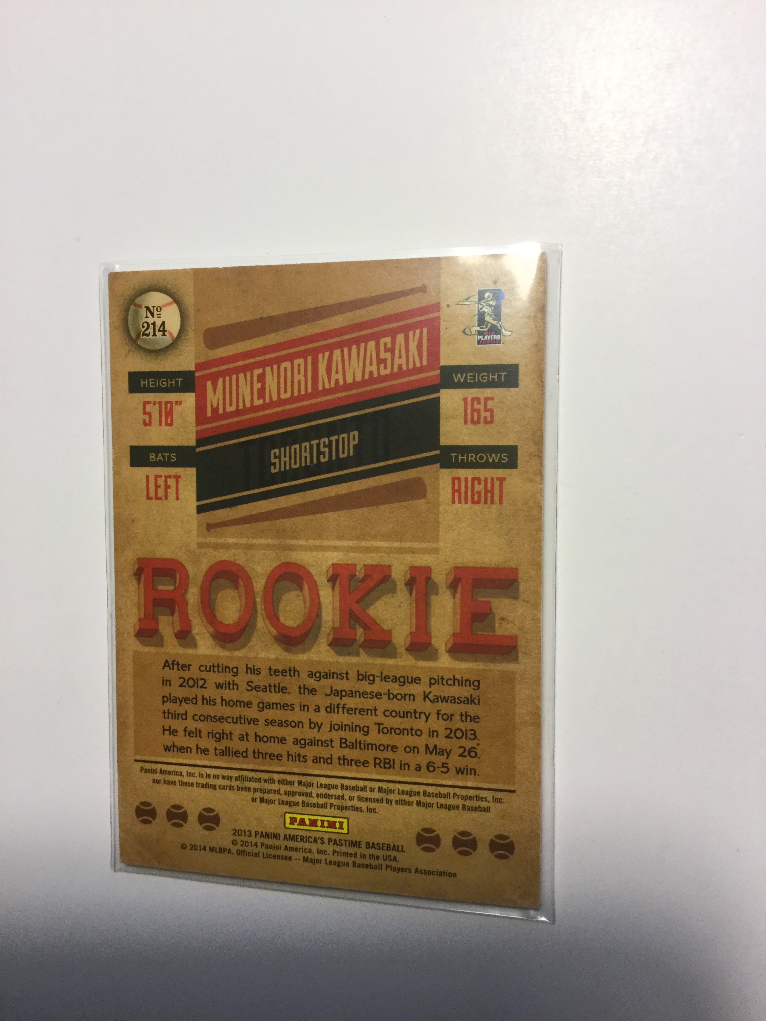 Blue Jays Kawasaki rare numbered rookie card 1/25