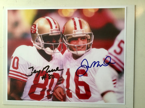 Jerry Rice Autographed Jersey Framed & Matted