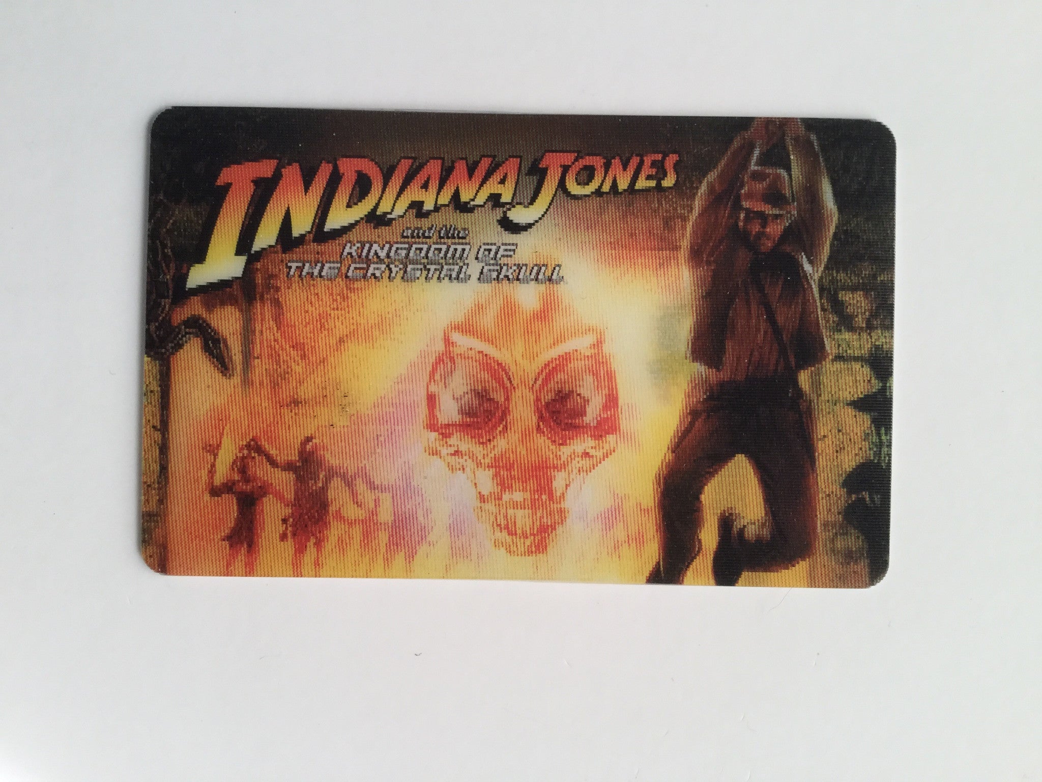 Indiana Jones rare lenticular card